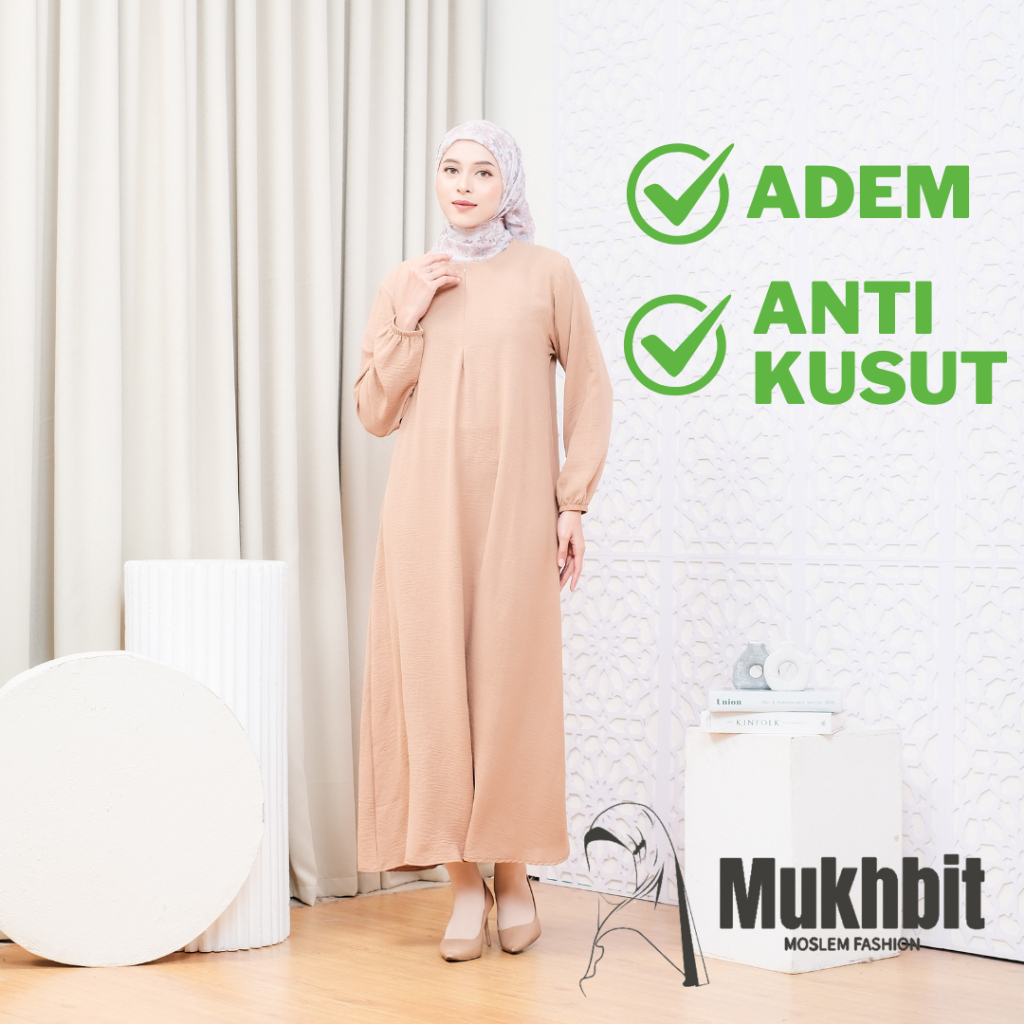 Gamis Syari Terbaru Hitam Wanita Remaja Jumbo Polos Kekinian Dewasa Umroh Ibu Ibu