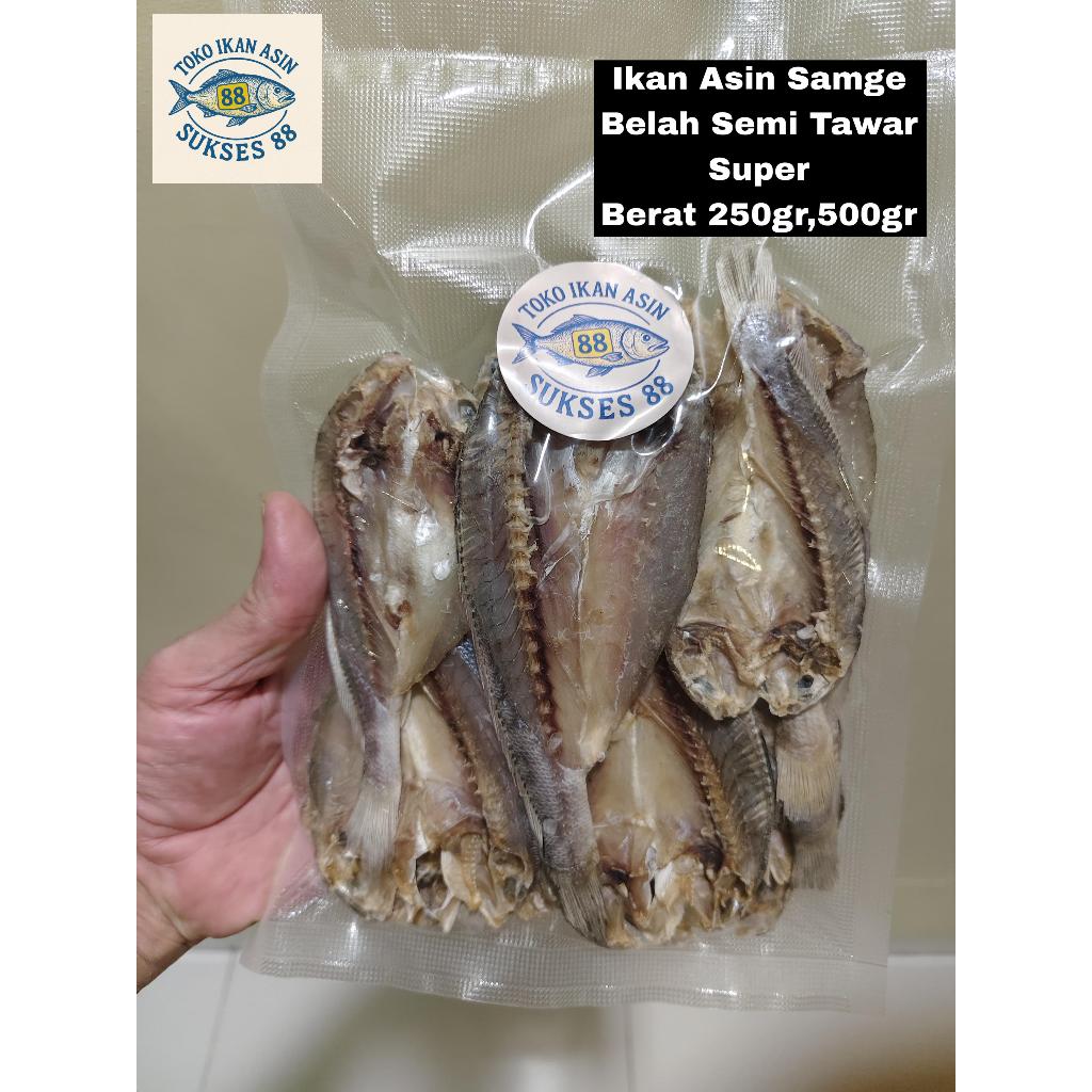 

Ikan Asin Samge Belah Semi Tawar Super 250gr / 500gr | Gurih Pas & Daging Tebal Empuk