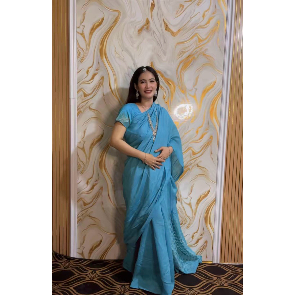BAJU INDIA WANITA SAREE ONE SET