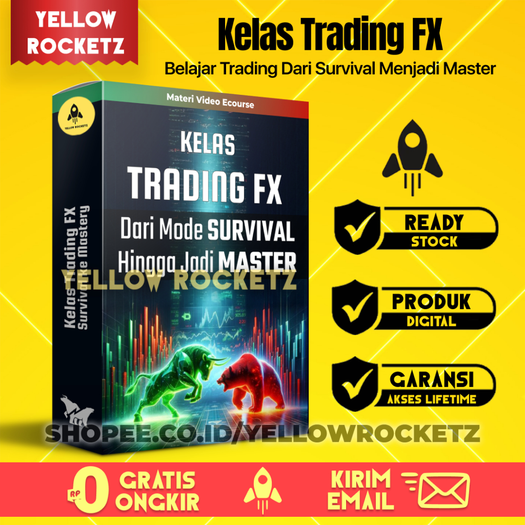 Kelas TRADING FX - Belajar Trading Sampai Cuan Terus - Dari Survival ke Mastery - Materi Video Pembe