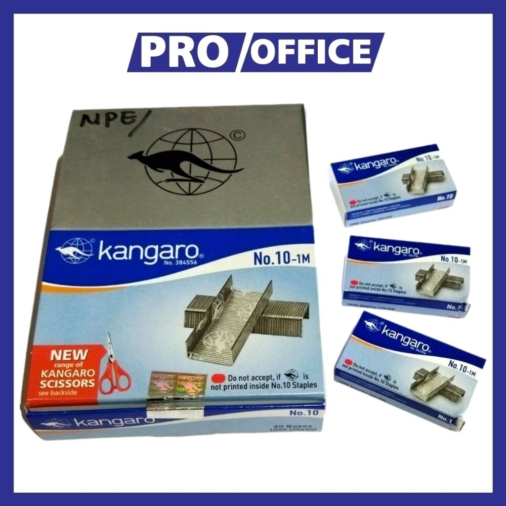 

ProOffice - KANGARO ISI STAPLES NO 10 /1 PACK