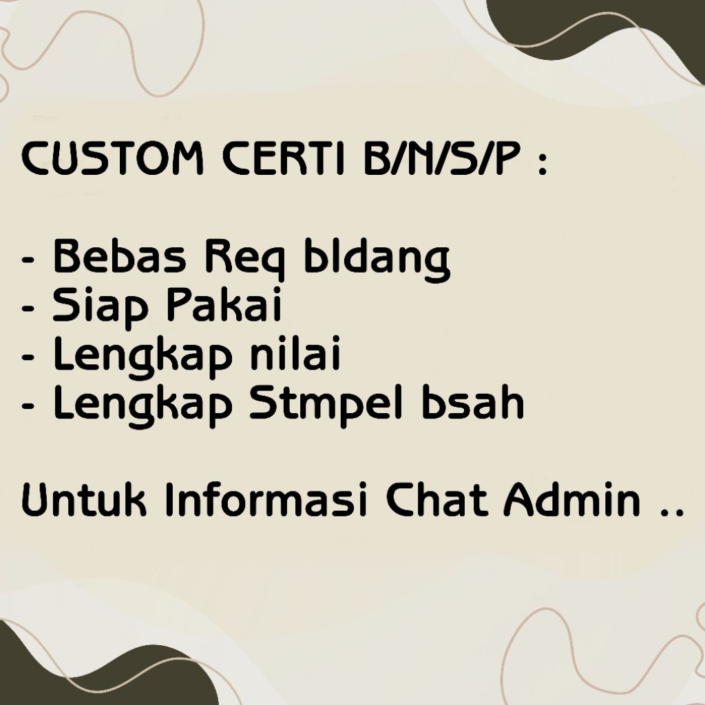 

KERTAS ART SIAP PAKAI LENGKAP SESUAI PICT READY SURAT/PIAGAM