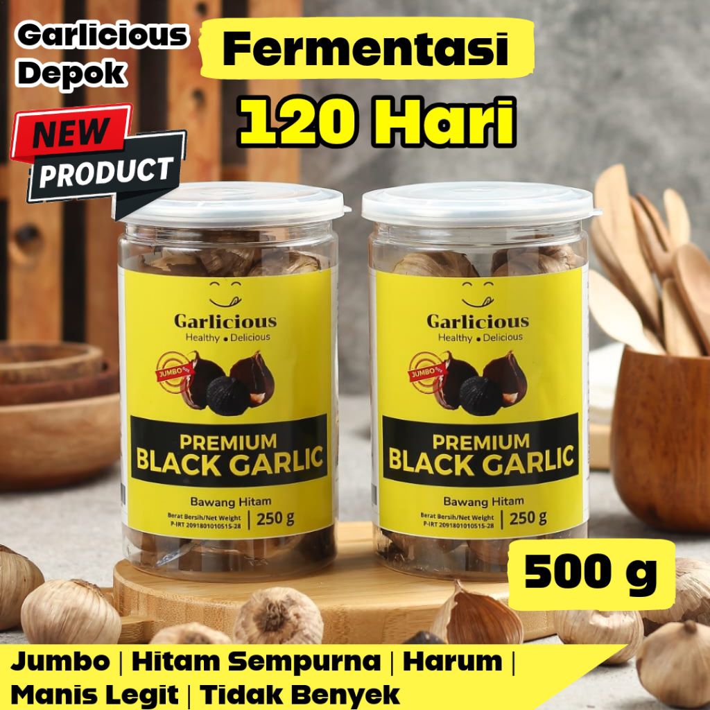 

Black Garlic Bawang Hitam Tunggal/Lanang 100g