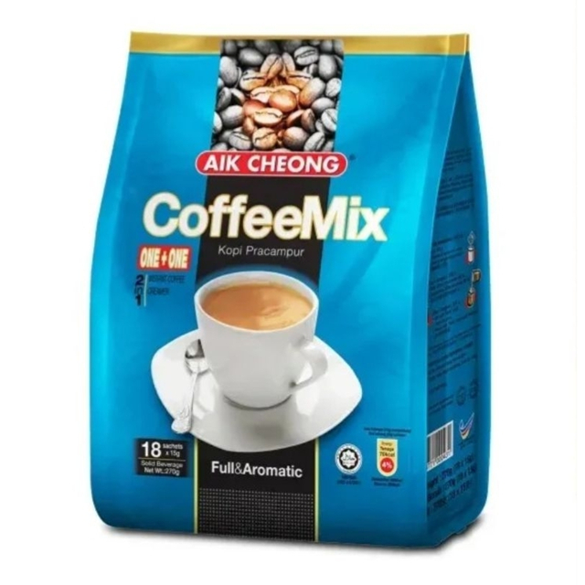 

Aik Cheong Coffee Mix Kopi Pracampur Full & Aromatic 2in1 18 x 15 Gram