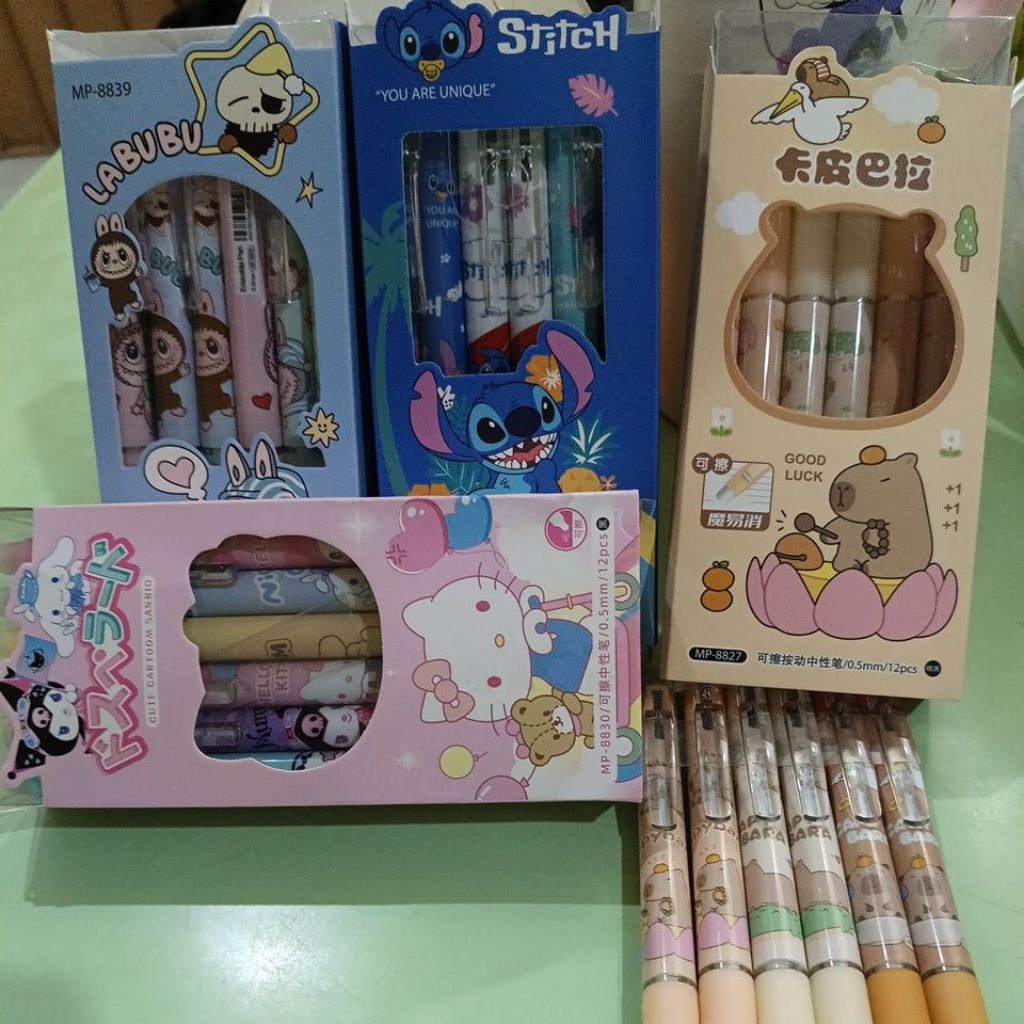 

pen gel eraseable karakter 0,5mm