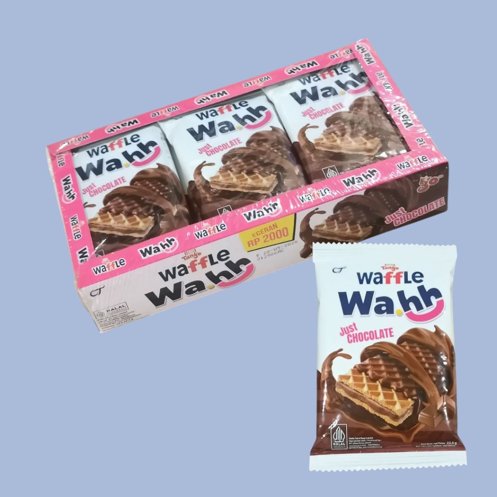 

Tango Waffle Wahh Coklat Biskuit 22gr [12 pcs/box]