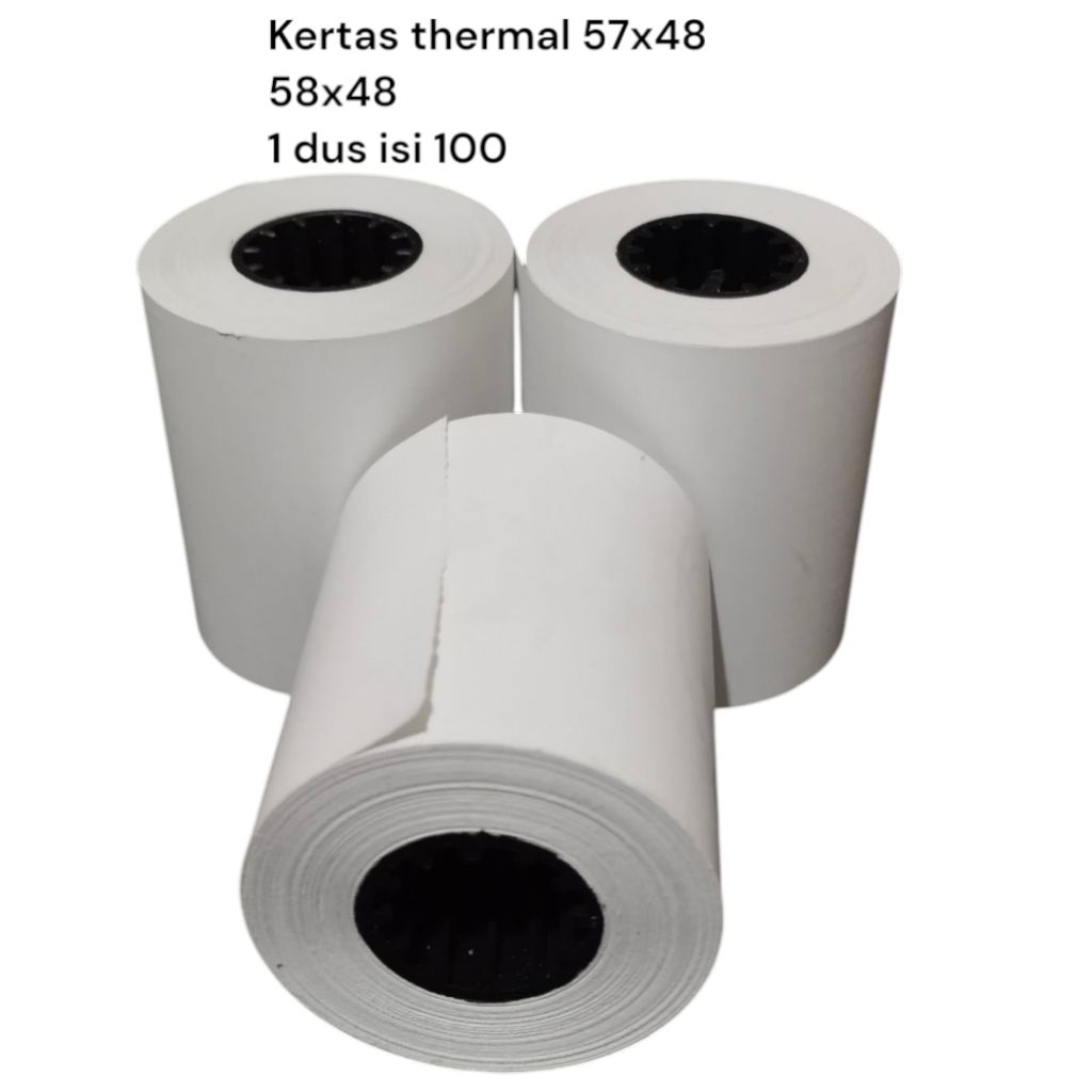 

kertas thermal 57x48 / 58x48 1 karton isi 100