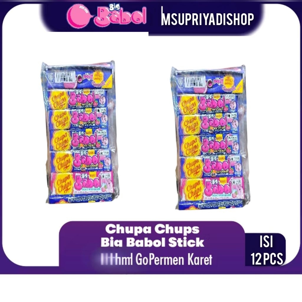 

Babol Stick Hanger Isi 12Pcs x 20g TF,SC,BB