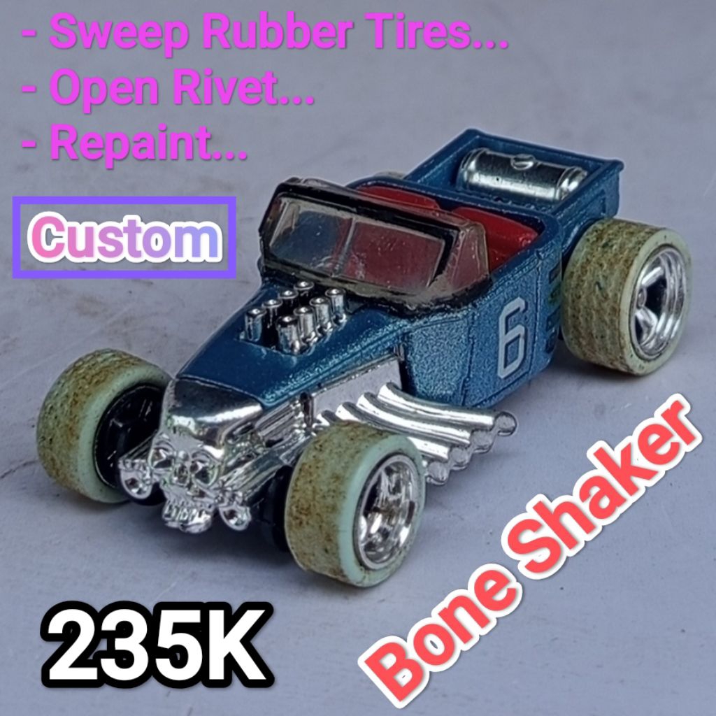 Hot Wheels Bone Shaker Custom Cabriolet Loose