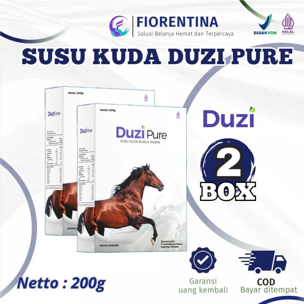 

Duzi Pure - Susu Kuda Lombok Bubuk 200 Gram 2 Box