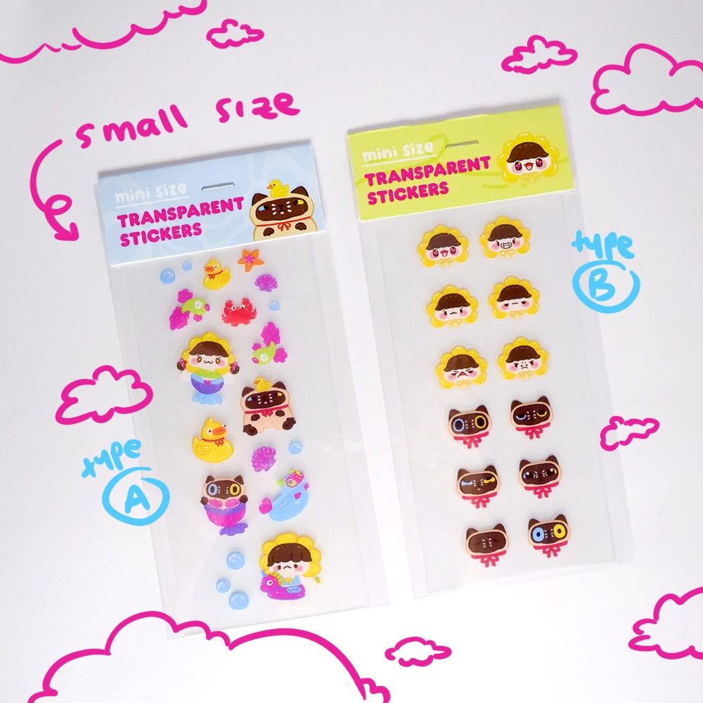 

Sooba Transparent UV Stickers | Stiker Transparan UV