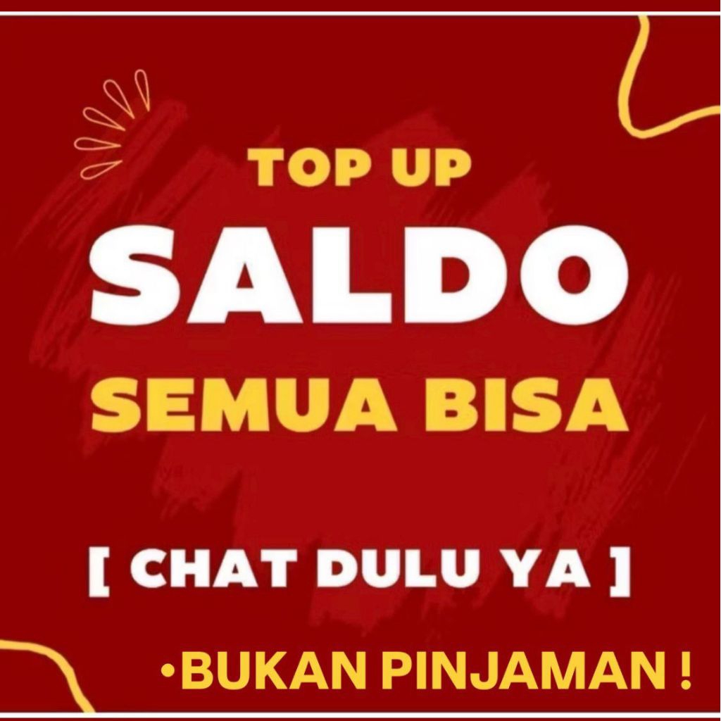 

MURAH TOP BANGET UP ISI Saldo/Pulsa SEMUA BISA {lokal}