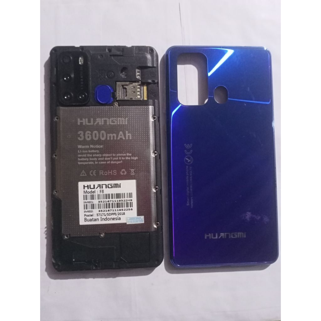 mesin hp huangmi f8 ultra normal unit tidak ada batrei