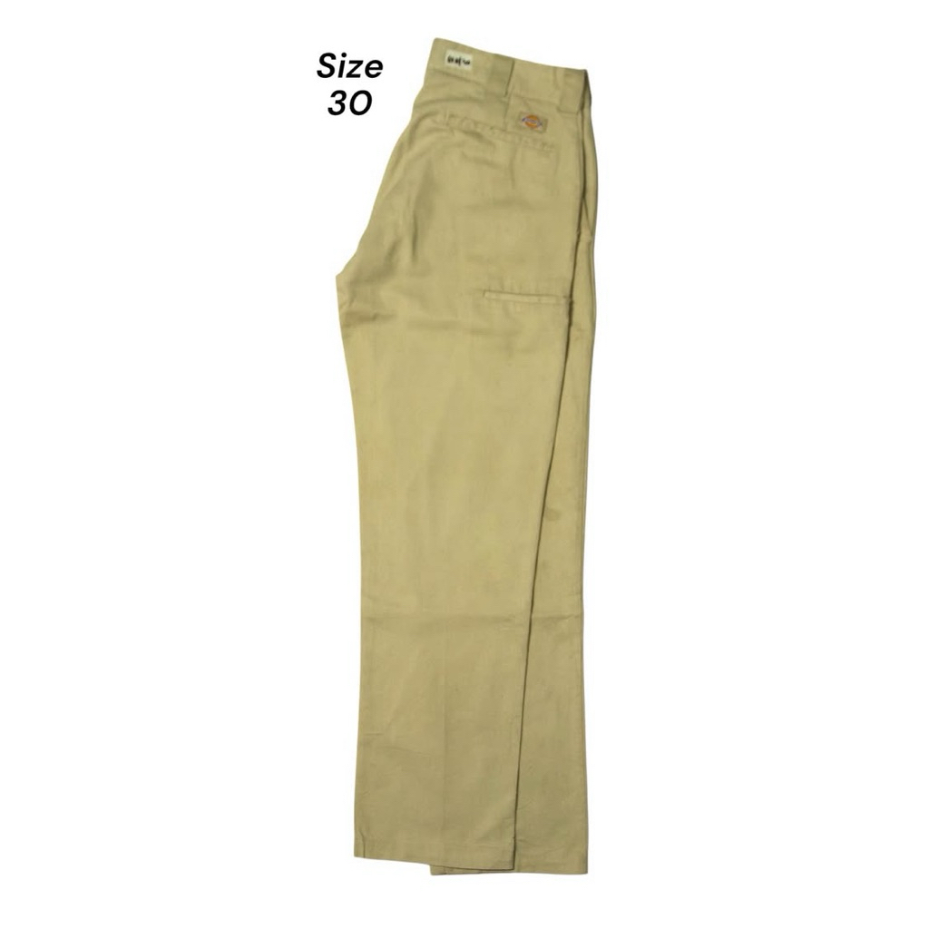 Code: 62A)  Dickies Cellpocket Khaki slim taper size 30 made in mexico