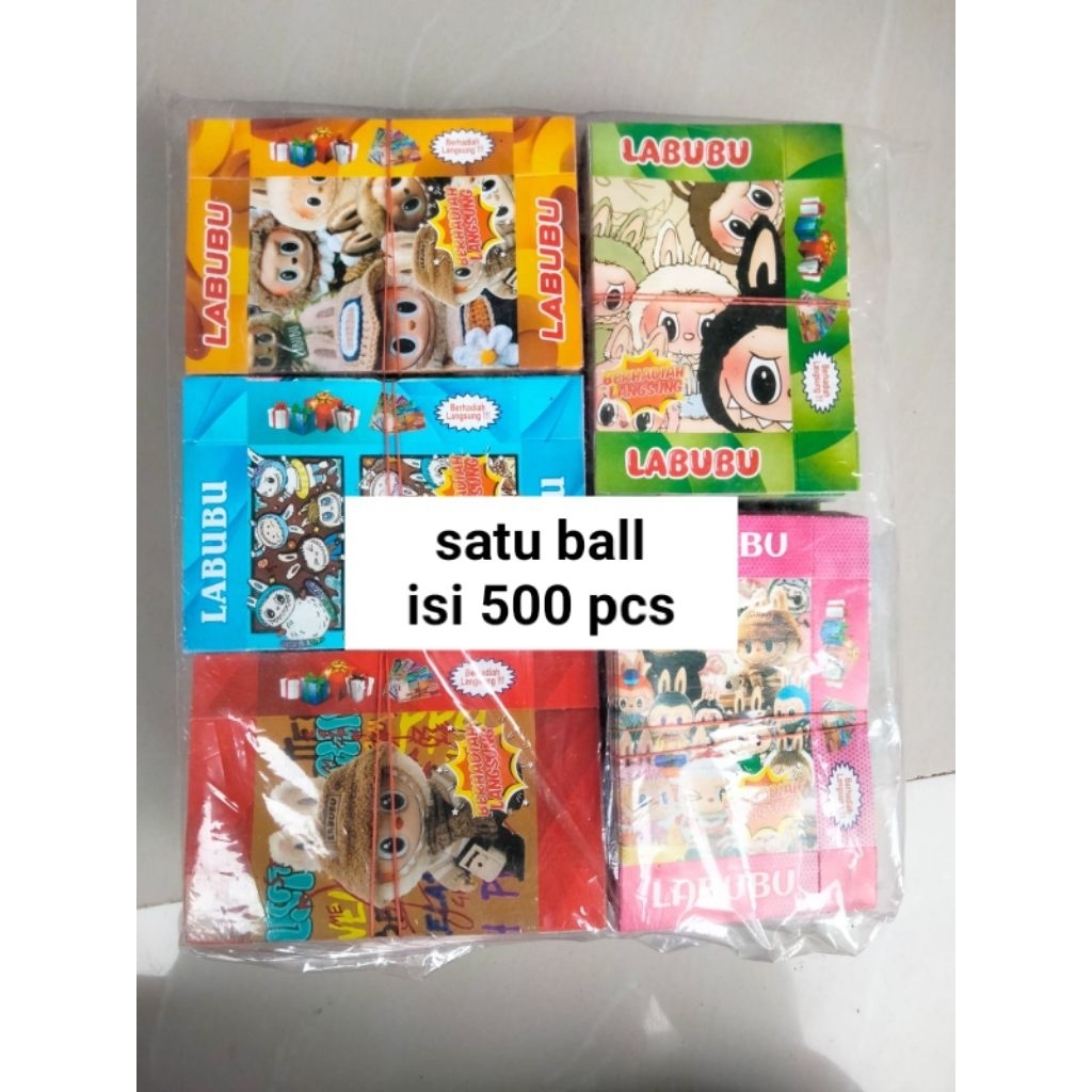 Mainan kotak kado kosong ukuran 9×7 isi 500 pcs