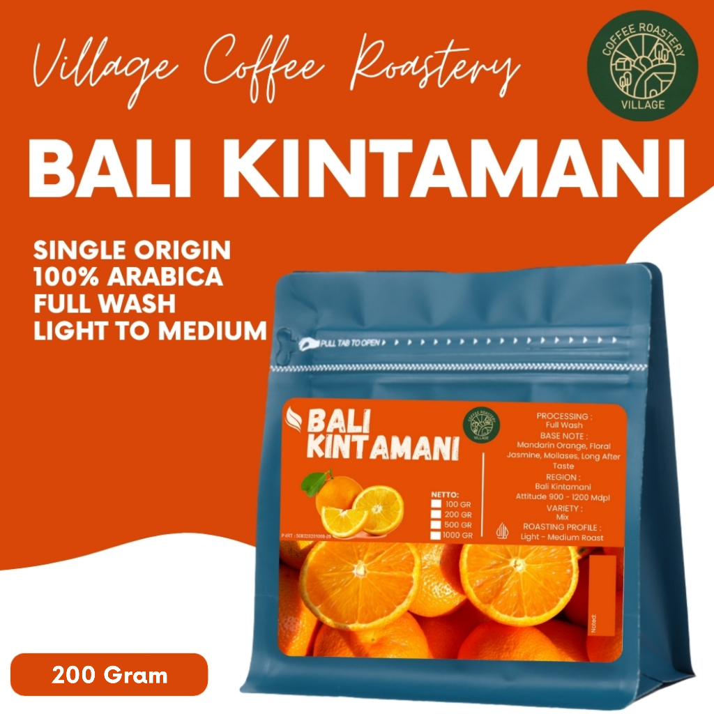 

Kopi Bali Kintamani Village Coffee Roastery 200 Gram