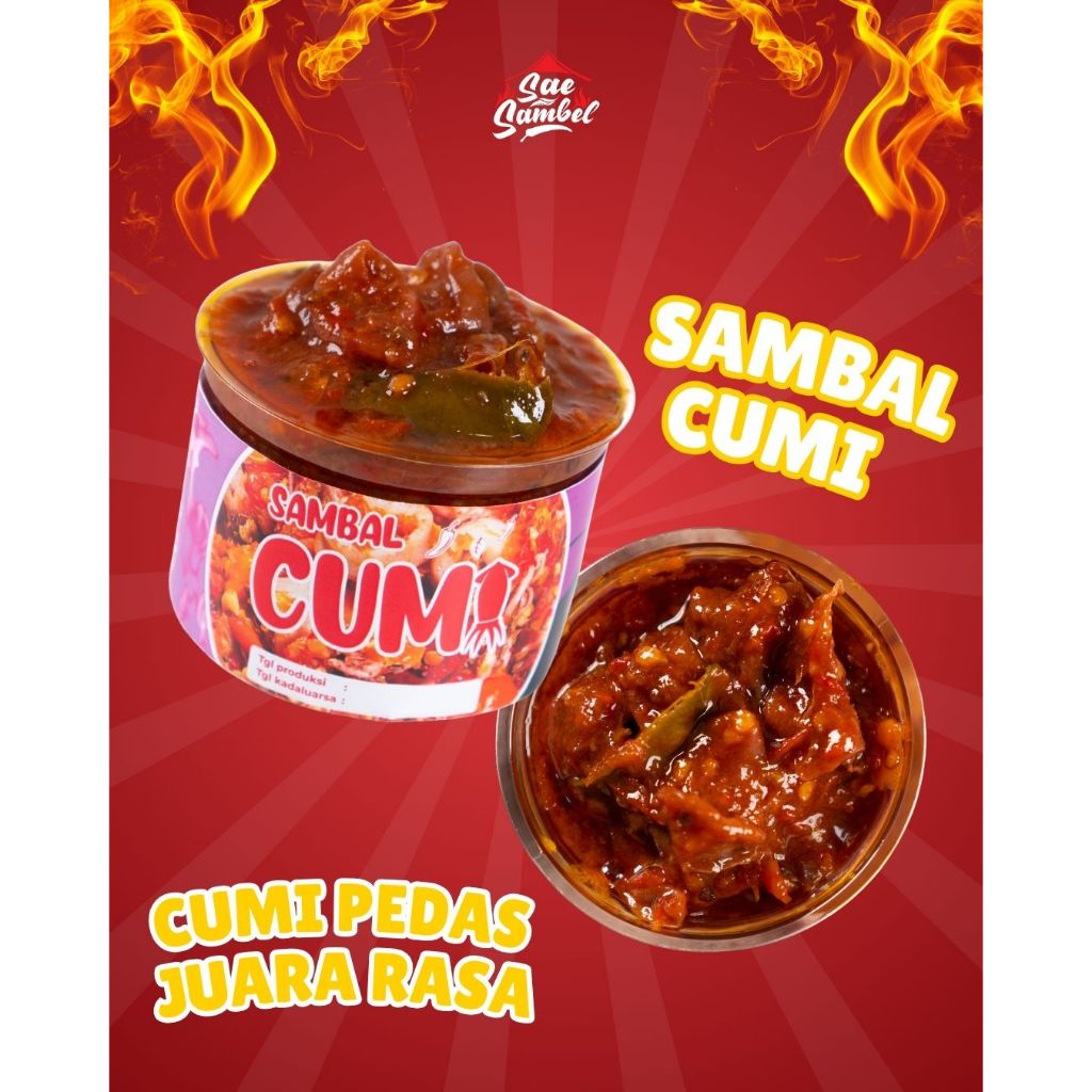 

Saesambel - Sambel Cumi Extra Pedas Nampol