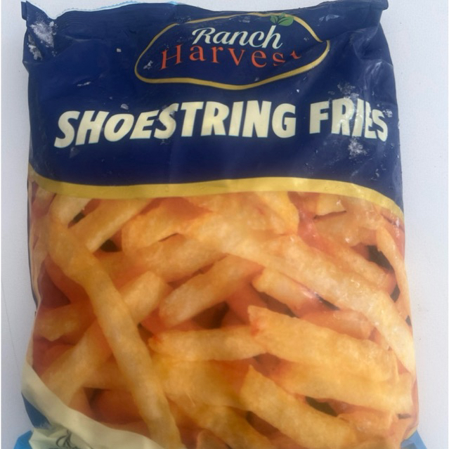 

Kentang Goreng 1kg (shoestring cut, crinkle cut, straigh cut)