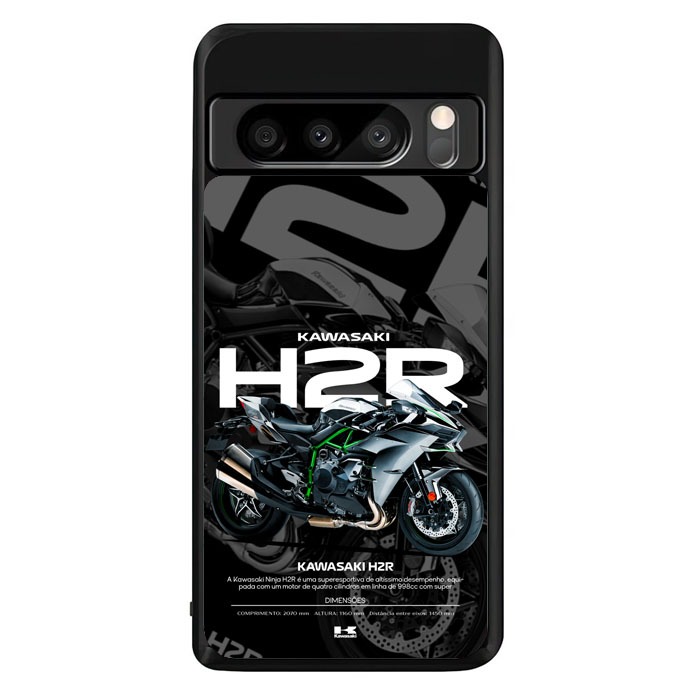 Kawasaki H2R ST0114 Casing HP Google Pixel 9 8 8a 7 7a 6 6a 5 5a 4 4a Pro XL Hybrid Case