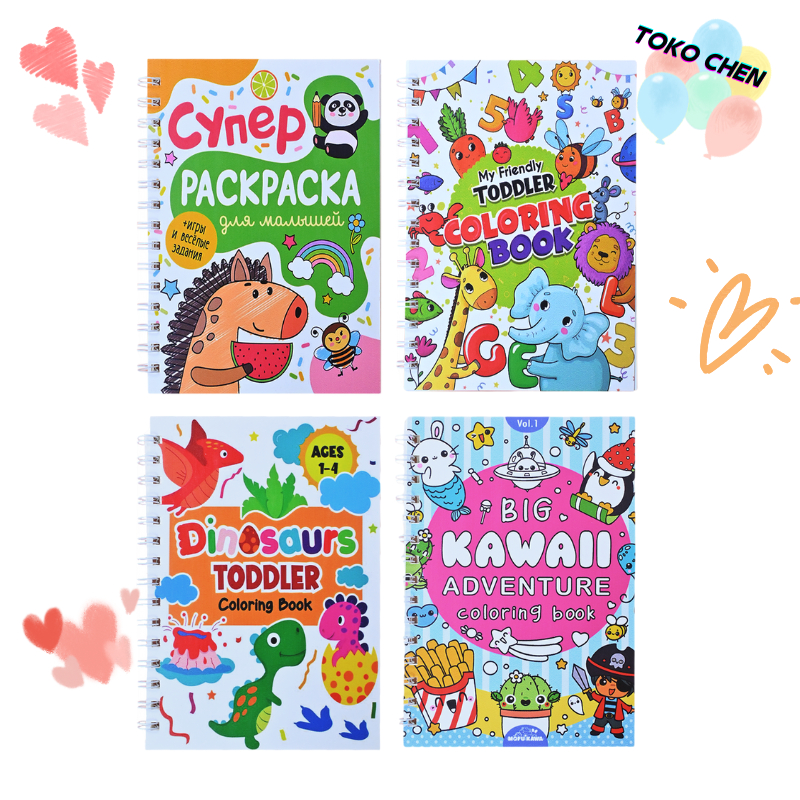 

*Seri Hewan* NOTEBOOK SIZE A5 RING / BUKU KARAKTER LUCU 40 LEMBAR ( SATUAN ）