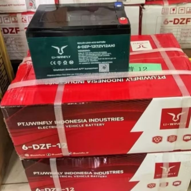 Aki Sepeda Listrik Merk UWINFLY 12V12AH (6-DZF-12)