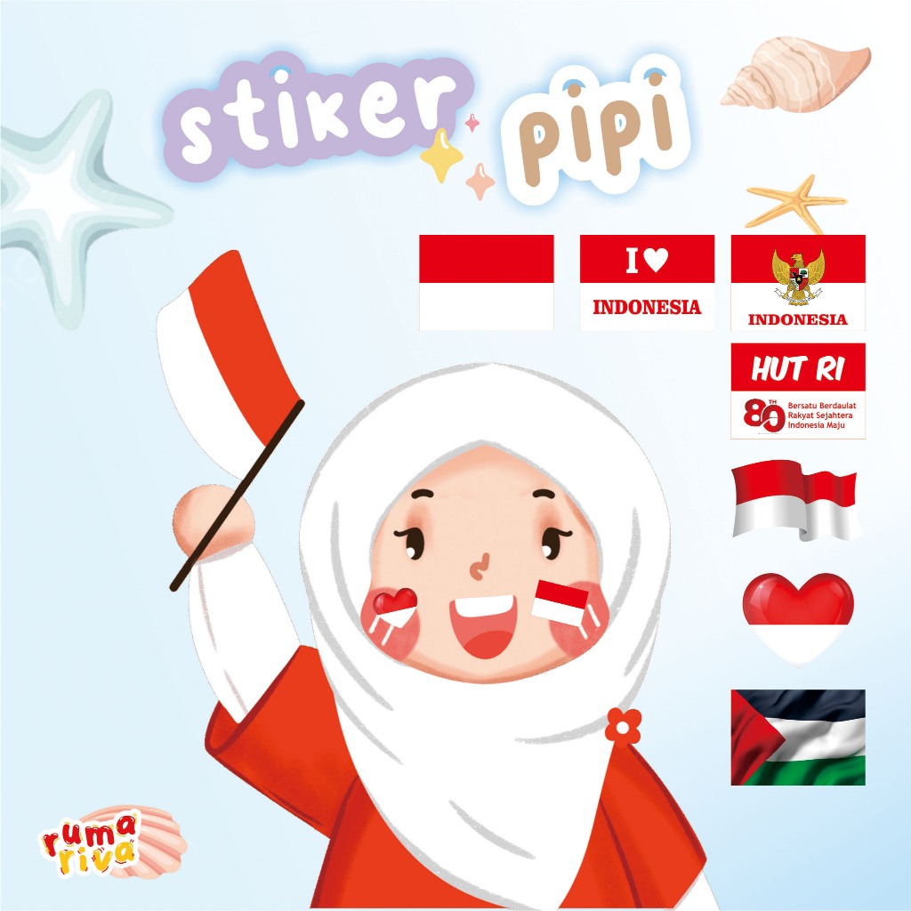 

[ ISI 15 ] STIKER BENDERA HUT RI ◽ STIKER PIPI ◽ STIKER MERAH PUTIH ◽ AGUSTUSAN ◽ TEMPELAN PIPI ◽ BENDERA MERAH PUTIH ◽ STIKER PALESTINA