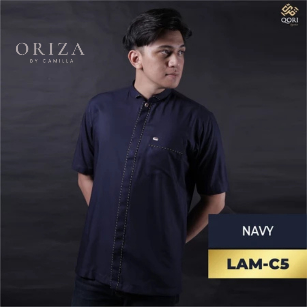 Qori Apparel/Baju Koko Pria Pendek Salamah Bin Al Akwa/LAM-1/ORI