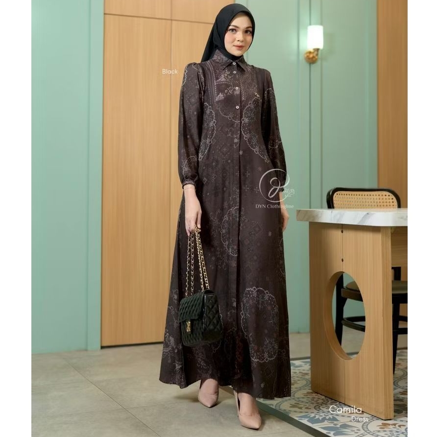 DYN - Camila Dress DYN CLOTHINGLINE Gamis Rayon Premium