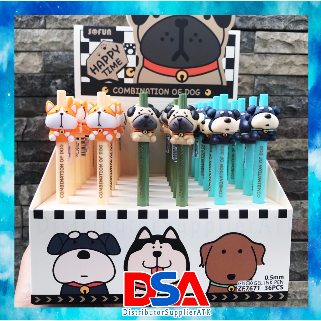 

PULPEN KARAKTER GUGUK DOG PEN PREMIUM MOTIF LUCU