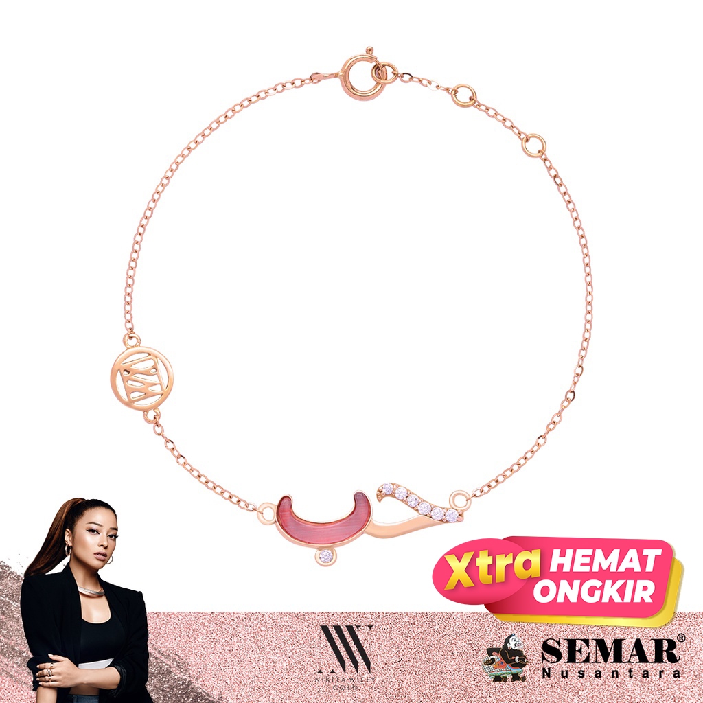 Nikita Willy Gold Gelang Emas Mahabbah Hubun (Cinta) - Bracelet Semar Nusantara