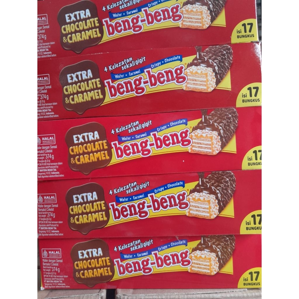 

Beng Beng Wafer Chocolate 1 Box isi 17 pcs x 22 gram