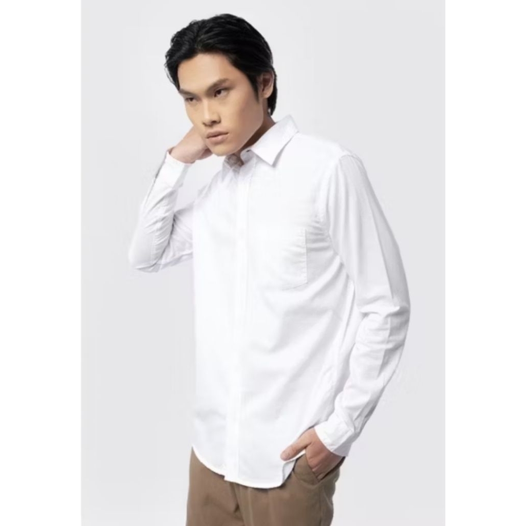 Executive Kemeja Pria Lengan Panjang Reguler Fit Linen ORIGINAL