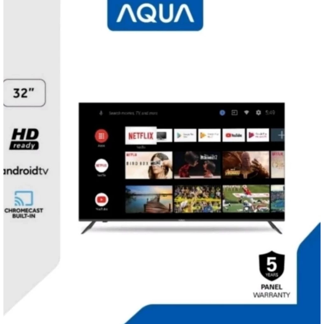 AQUA JAPAN LED TV 32 INCH SMART ANDROID AQT32K85FFX (GOOGLE)