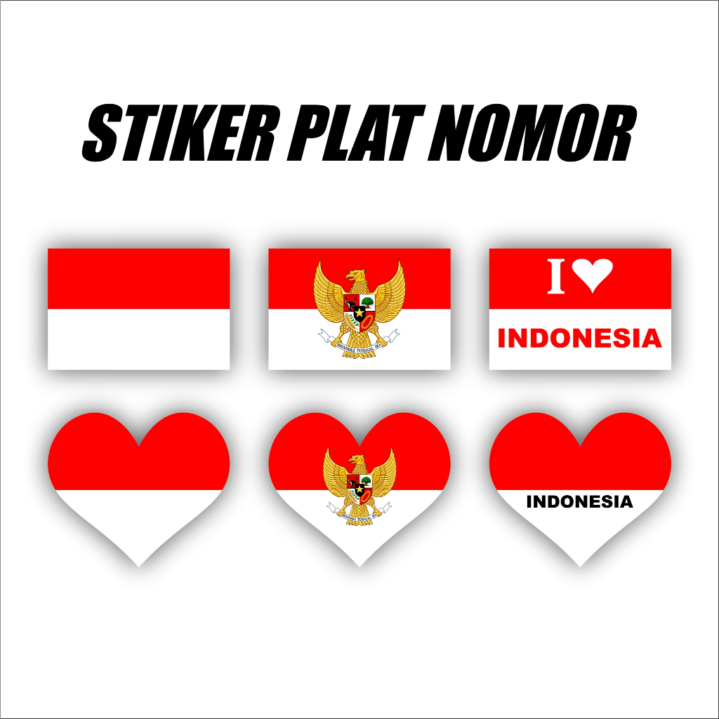 

Stiker Pipi Bendera Merah Putih - Sticker Tinggal Tempel / Bendera / Langsung Kirim