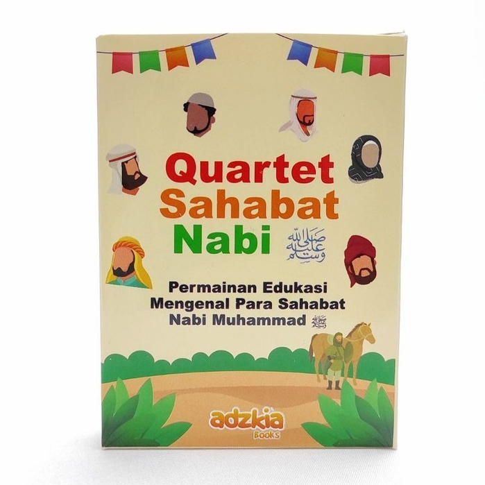 Quartet Sahabat Nabi - Game anak islami , Permainan edukasi anak islami mengenal sahabat nabi Adzkia