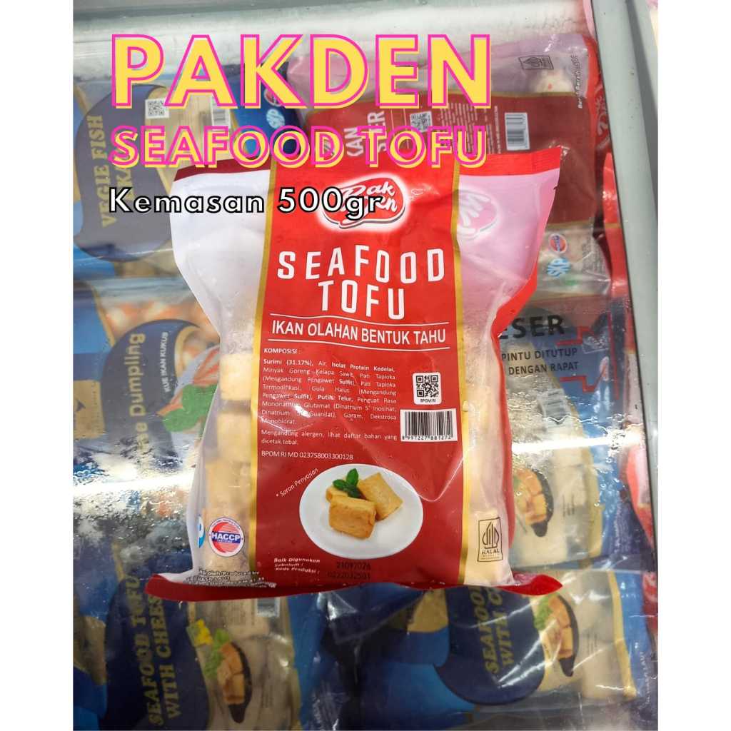 

Frozenfood PAKDEN Seafood Tofu 500gr