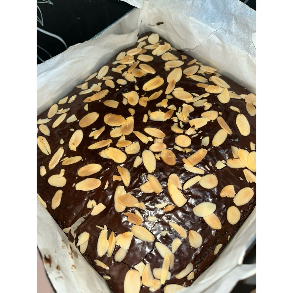 

Brownies Panggang Brownies Fudgy Ukuran 22x22 cm Brownies Cokelat coklat