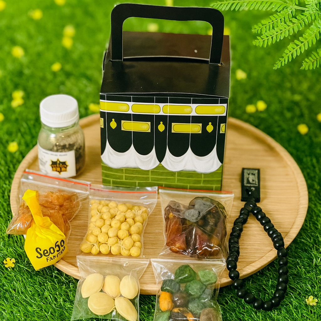 

PAKET OLEH OLEH HAJI DAN UMROH DUS BOX KABAH HARGA EKONOMIS HALAL