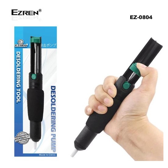 Ezren EZ-0804 Penyedot Timah Pump Soft Handle Anti-Slip Double Ring