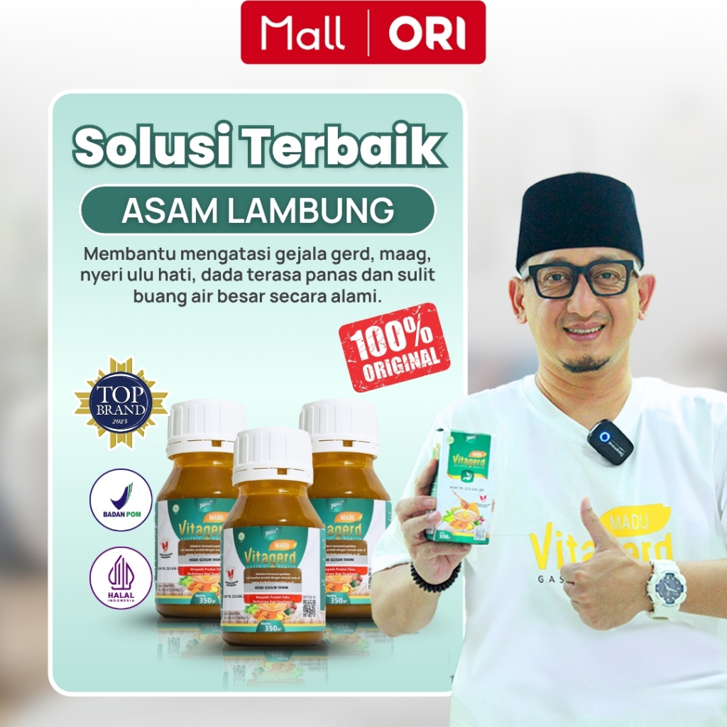 

Vitagerd Madu Herbal Paket 3 Botol Berat Bersih 350 Gram 100% Original