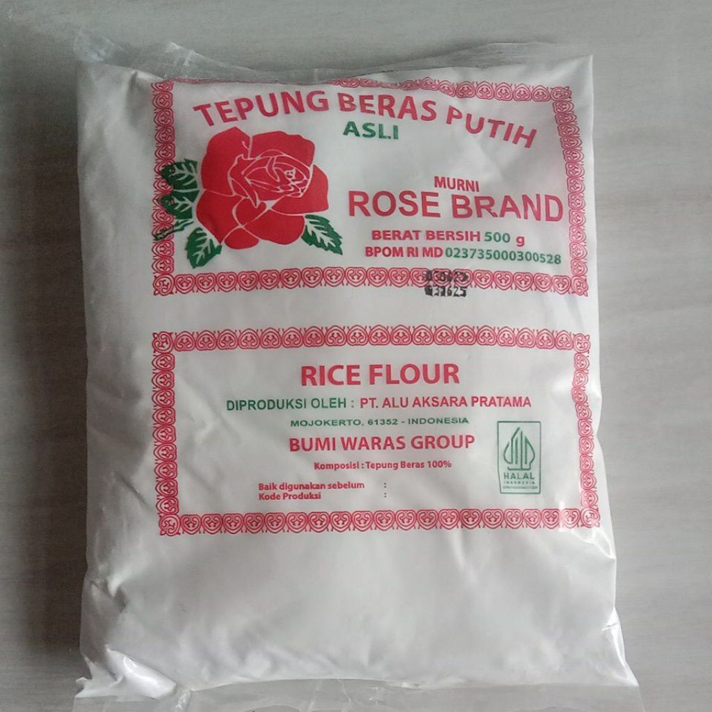 

tepung beras rose brand 500 gram