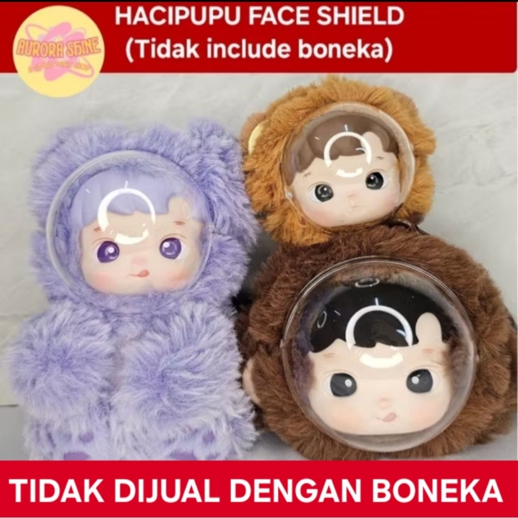 Hacipupu gummy bear Face Shield(BUKAN JUALAN BONEKA)/ hacipupu aksesoris / hacipupu constellation co