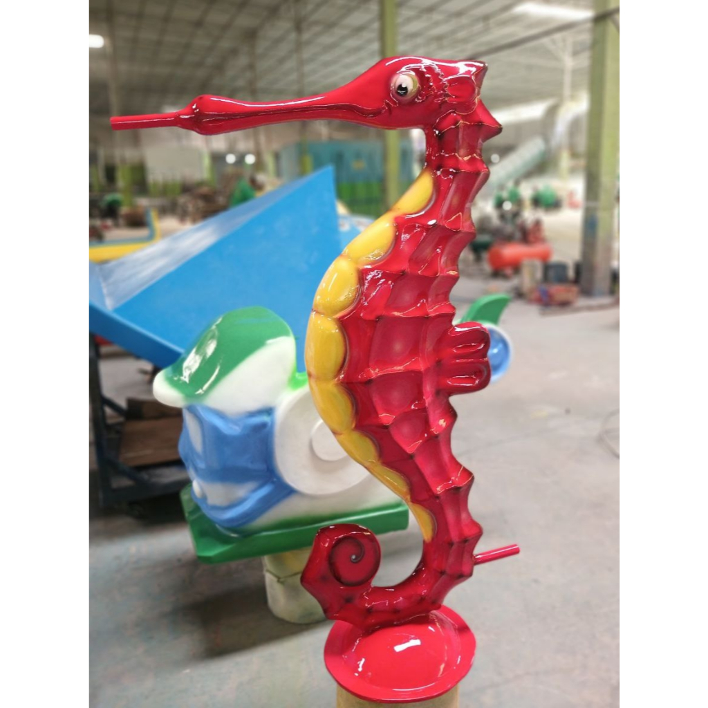 Air Mancur Fiber Karakter aksesoris playground Outdoor dan Waterboom Bisa Custom