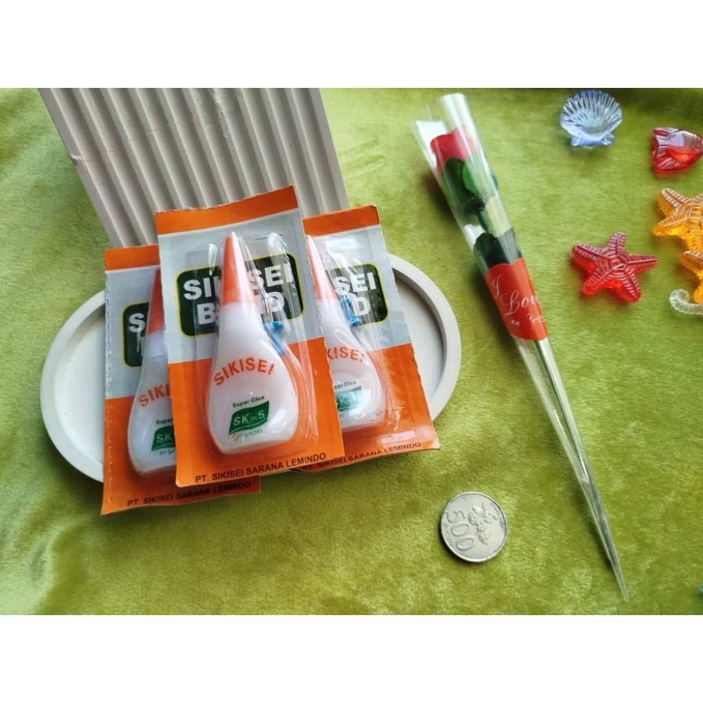 

1 pcs Lem Korea Seikisei/ Lem China/ Alteco/ Lem Setan/ Lem Cair Serbaguna/ Lem Super Glue