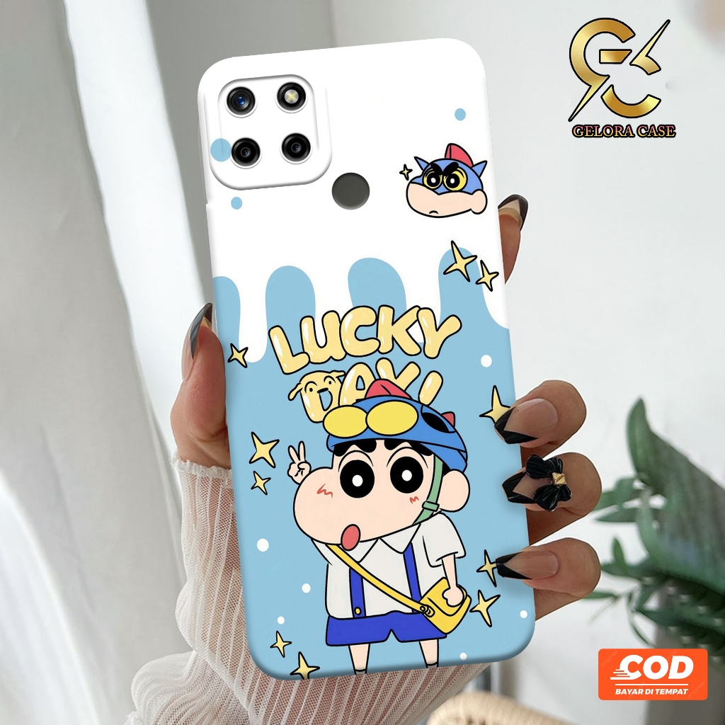 Softcase Realme C25Y - Geloracase - Casing Realme C25Y - Motif case Lucu - Realme - Softcase Realme 