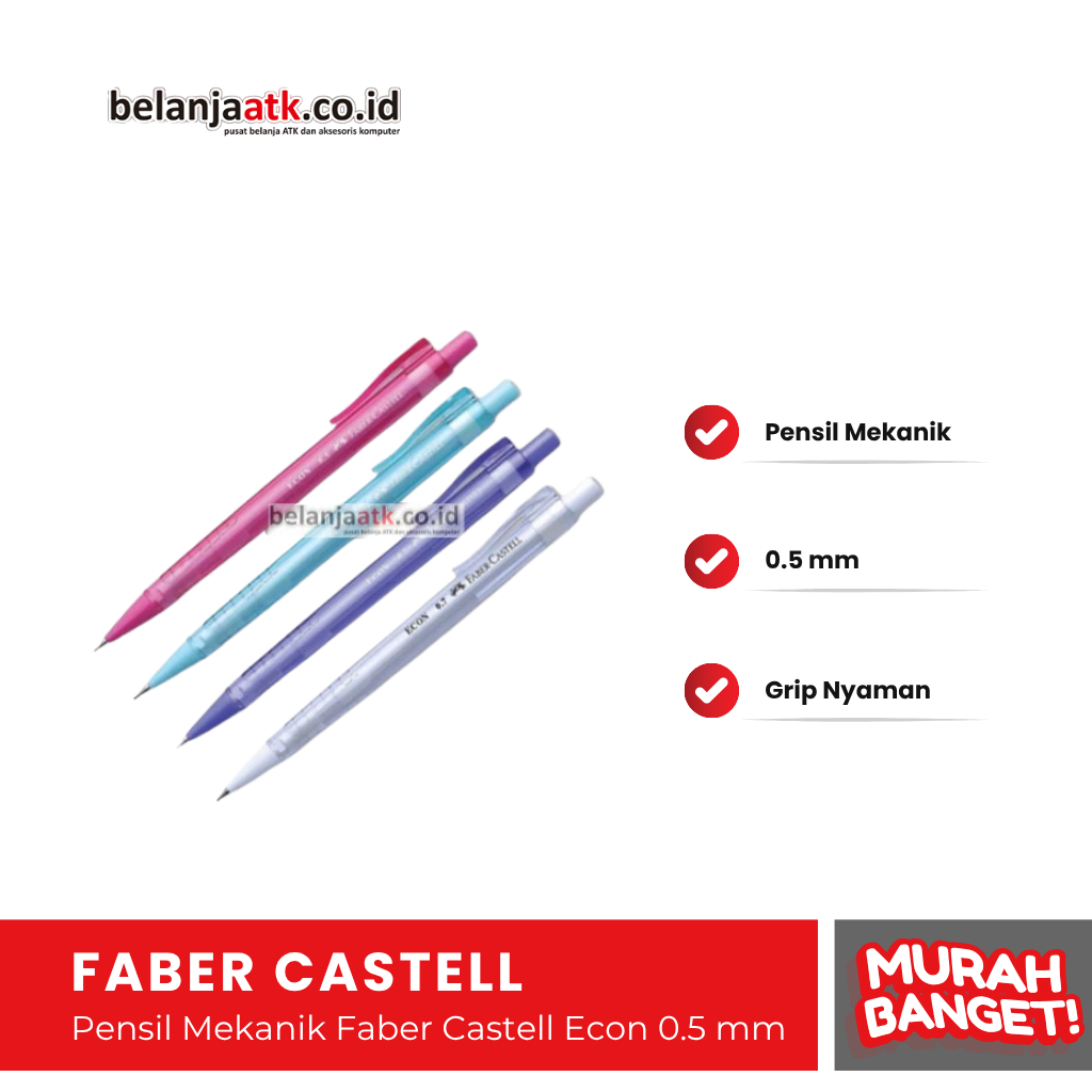 

Pensil Mekanik Faber Castell Econ 0.5 mm
