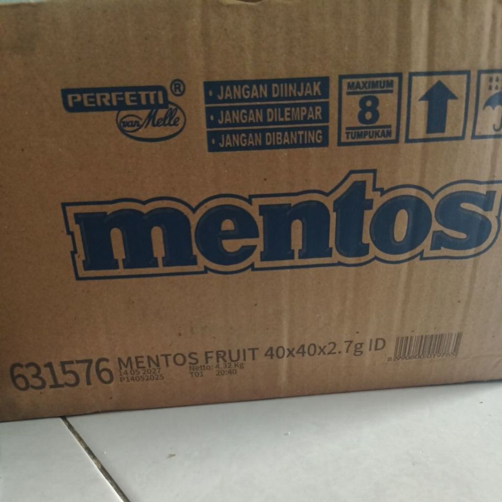 

mentos 1 dus(40 x 40 pcs )