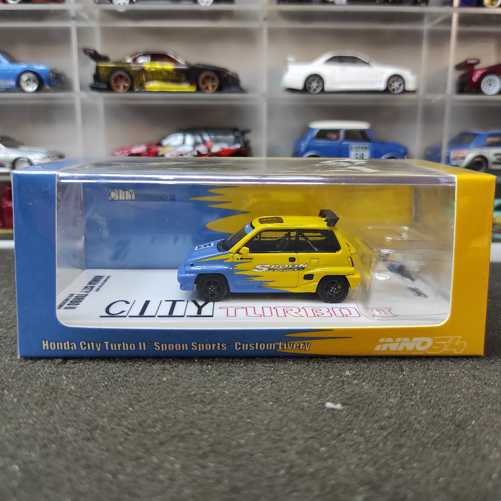 INNO64 HONDA CITY TURBO II SPOON SPORTS LIVERY CUSTOM