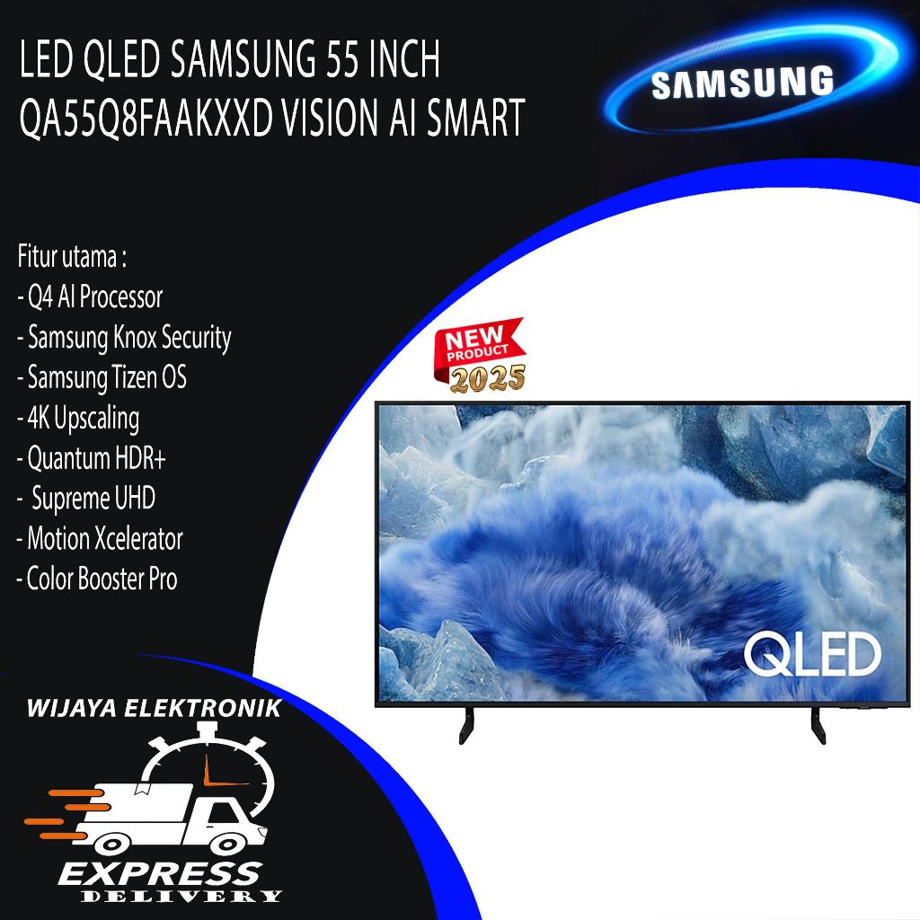 Samsung QA55Q8FAAKXXD - TV LED QLED Samsung 55" 55Q8F Quantum HDR+ Smart TV Vision AI 4K