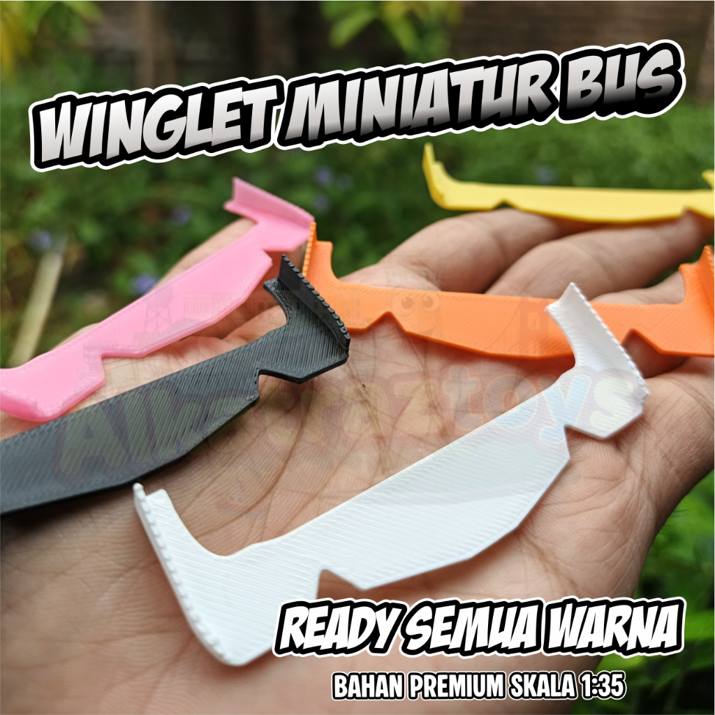Winglet JB3 / Winglet Bus JB3 / Miniatur Winglet Bus JB3 / Miniatur Winglet Basuri JB3